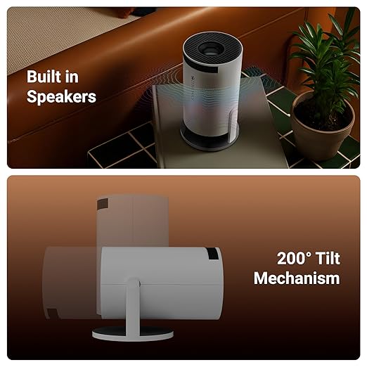 4K 1080P Full HD Mini Projector