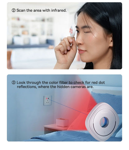 Mini camera detector