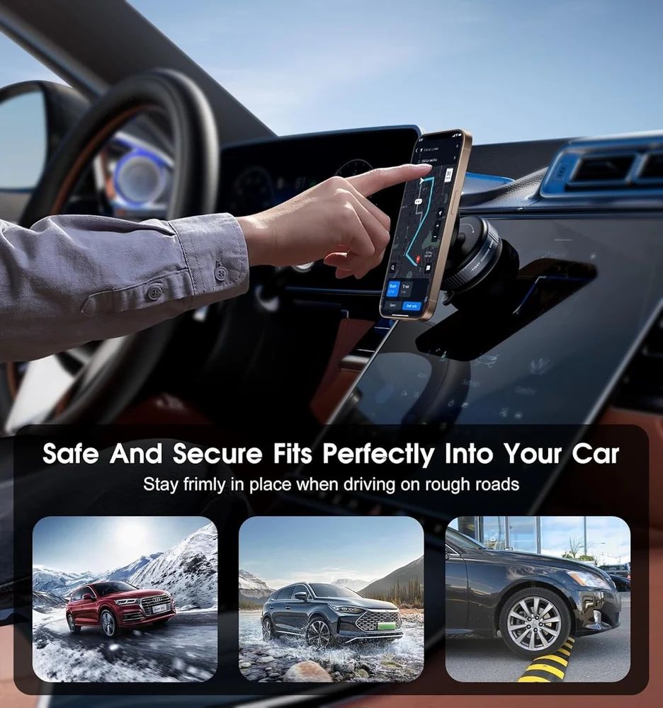 Vacuum Magnetic Phone Holder Stand