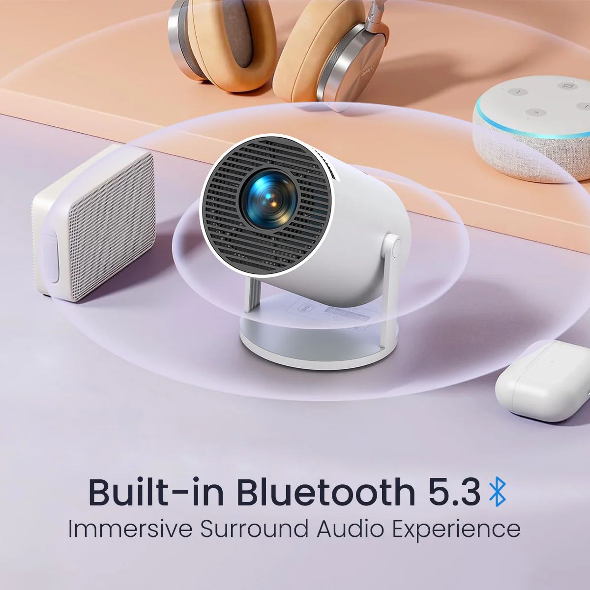 4K 1080P Full HD Mini Projector